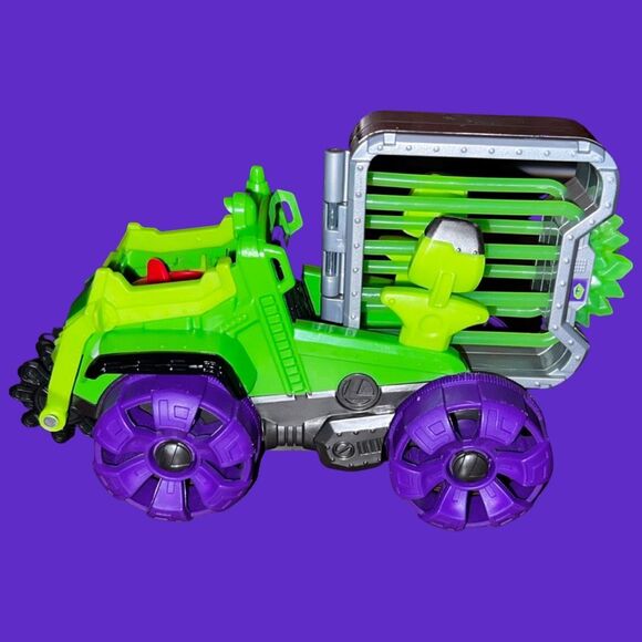 DC Super Friends Imaginext Lex Luthor Hauler Truck Superman & Lex Luther Cage - Picture 10 of 11